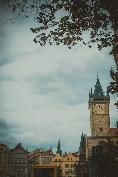 Hermosas Calles Arquitectura Otoño Praga — Foto de Stock