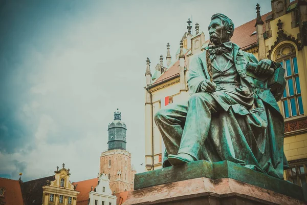 Wroclaw Polonya Haziran 2019 Wroclaw Evleri Wroclaw Şehrinin Sokakları Şehir — Stok fotoğraf