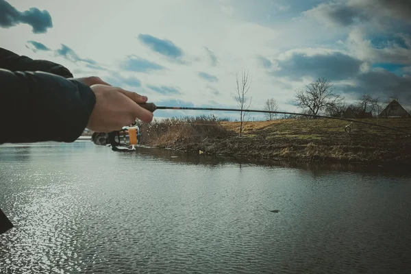 Pesca Esporte Recreação Fundo — Fotografia de Stock