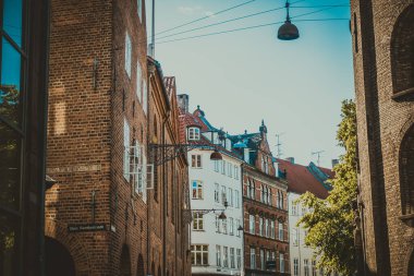 Kopenhag Şehri, Danimarka, İskandinavya. Güzel bir yaz günü