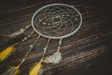 Tahta arka planda düş kapanı