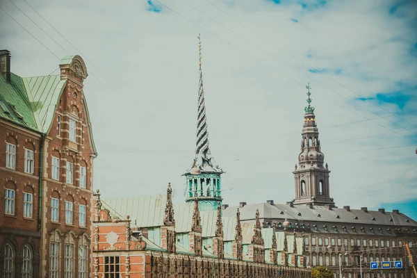 Schöne Straßen Von Kopenhagen Reise Hintergrund — Stockfoto