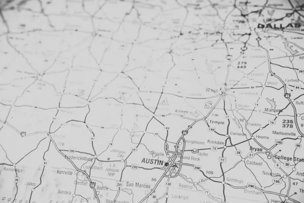 テキサスアメリカ地図の背景 — ストック写真
