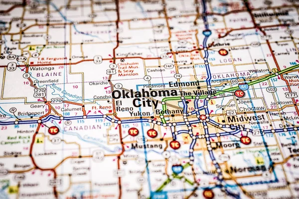 Oklahoma City Usa Achtergrond Reizen — Stockfoto