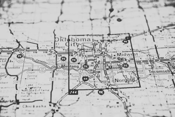 Oklahoma City Usa Bakgrund Resor — Stockfoto