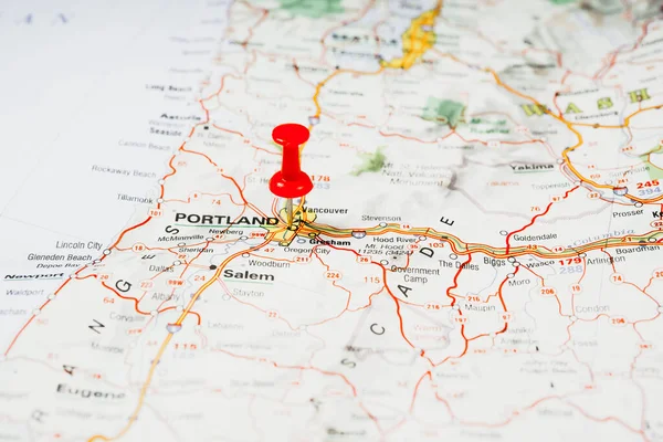 Portland Mapie — Zdjęcie stockowe