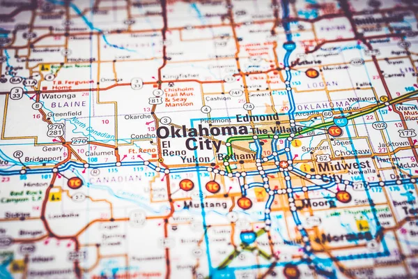 Oklahoma City Usa Background Viagens — Fotografia de Stock