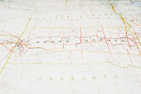 Nebraska State Map — Stock Photo, Image