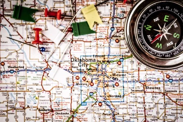 Oklahoma City Usa Bakgrund Resor — Stockfoto