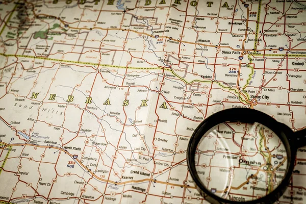 Omaha Map — Stock Photo, Image