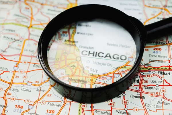 Chicago Map — Stock Photo, Image