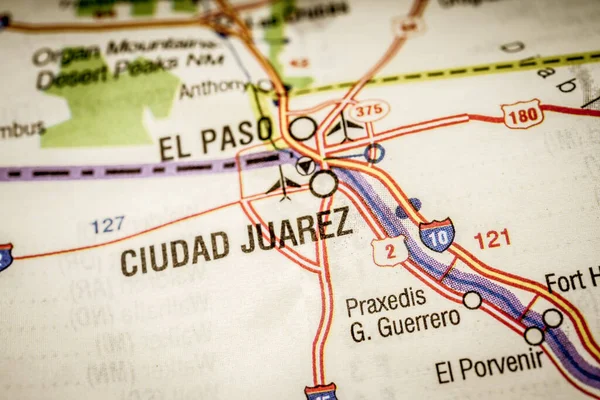 Paso México Mapa Fundo — Fotografia de Stock