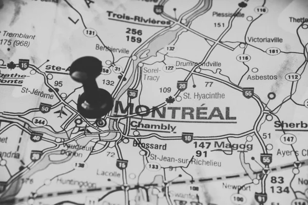 Montréal Sur Carte — Photo