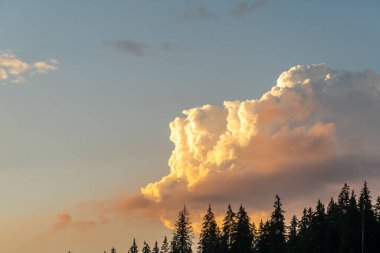 Dağların muhteşem manzarası