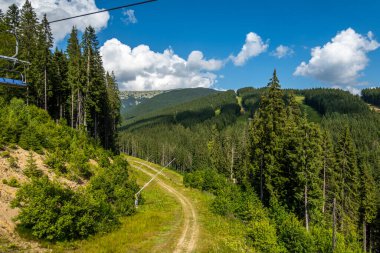 Dağların muhteşem manzarası