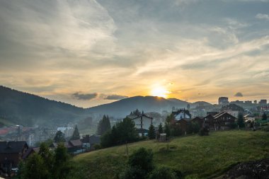 Dağların muhteşem manzarası