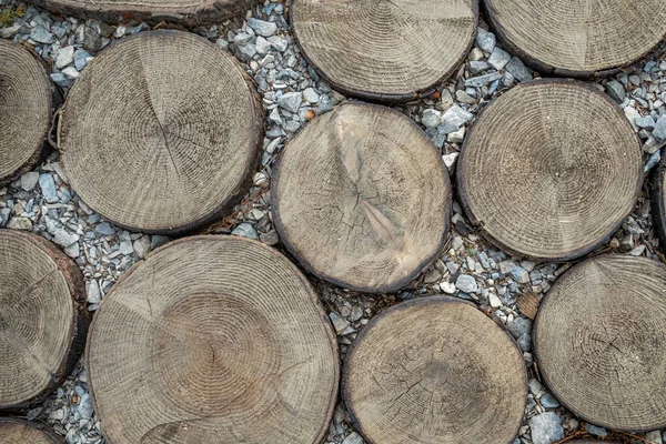 Piso Textura Logs Fundo — Fotografia de Stock