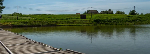 Pesca Lago Fondo Pesca — Foto de Stock