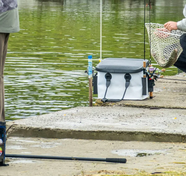 Fishing Lake Rest City — Stock Photo, Image