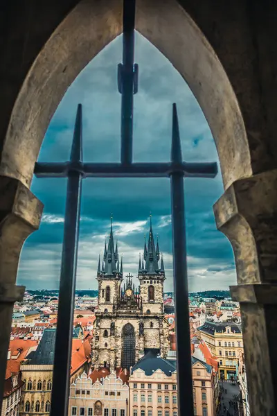 Magnífica Arquitetura Praga Medieval Uma Viagem Europa — Fotografia de Stock