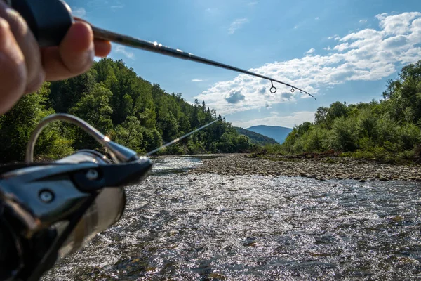 Magnifico Fiume Montagna Natura Mozzafiato — Foto Stock