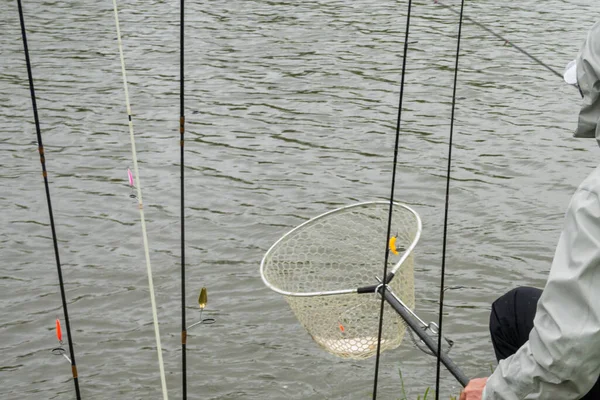 Fishing Lake Rest City — Stock Photo, Image