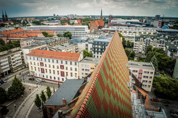 Wroclaw Polsko Června 2019 Wroclaw Domy Ulice Města Wroclaw Cityscape — Stock fotografie