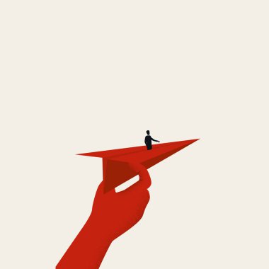 İş danışmanlığı ve finans danışma vektörü konsepti. Büyüme, başarı, planlama ve stratejinin sembolü.