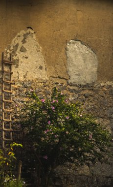 Karadağ dağlarındaki manastır, yerleşim yerlerinden uzakta rahat ve güzel bir yer, seyahat etmek için güzel bir yer.