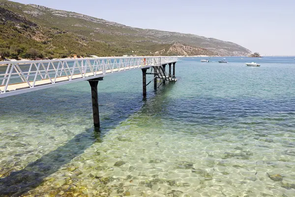 Portinho Arrabida Setubal Portugalia Czerwca 2019 Praia Portinho Arrabida Piękna — Zdjęcie stockowe