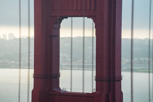 Golden Gate Bridge Widok Baterii Spencer San Francisco Stany Zjednoczone — Zdjęcie stockowe