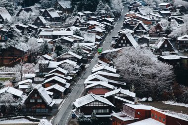 Shirakawa s bir köy bulunan Gifu ili, Japonya Unesco Dünya Mirasları biridir..
