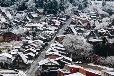 Shirakawa s bir köy bulunan Gifu ili, Japonya Unesco Dünya Mirasları biridir..