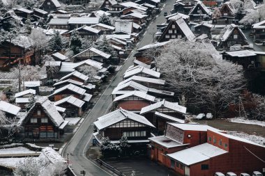 Shirakawa s bir köy bulunan Gifu ili, Japonya Unesco Dünya Mirasları biridir..