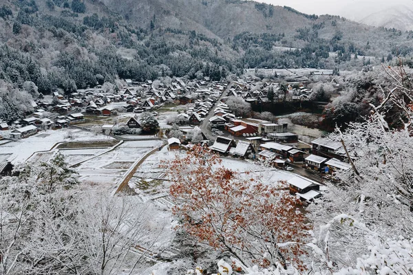 Shirakawa Ist Ein Dorf Der Präfektur Gifu Japan Ist Eines — Stockfoto