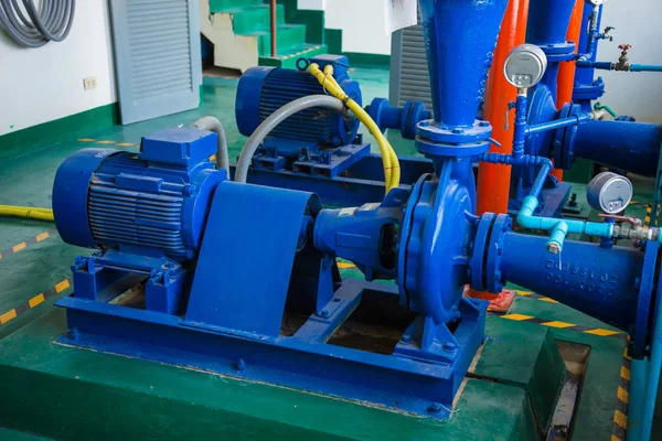 Motor Pomp Water Behandeling Plant Van Thailand — Stockfoto