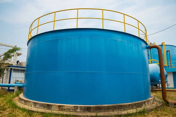 Water Behandelingsproces Waterzuiveringsinstallaties Van Waterwerken Thailand — Stockfoto