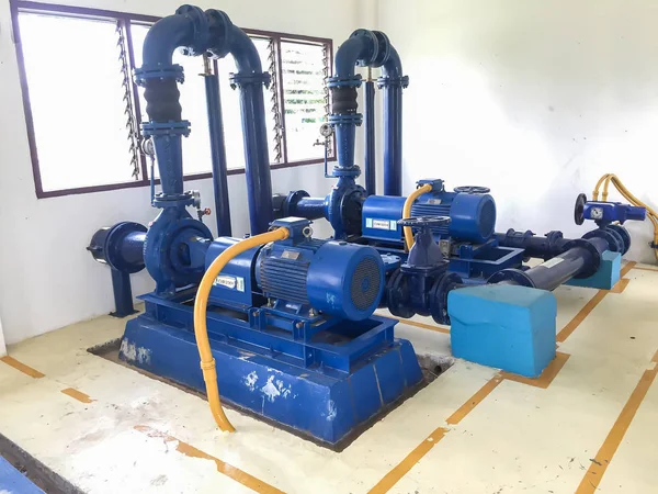 Pump motor in Water Treatment Plant of Thailand.