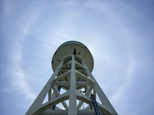 Tank Water Treatment Plant Water Blue Sky Background — Stock Photo, Image