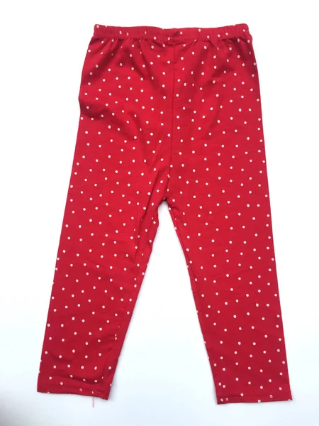 Baby Leggings Pantalones Sobre Fondo Blanco Ropa Para Niños — Foto de Stock