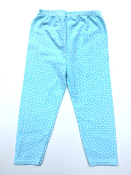 赤ちゃんレギンス パンツ ホワイト バック グラウンドの子供服 — ストック写真