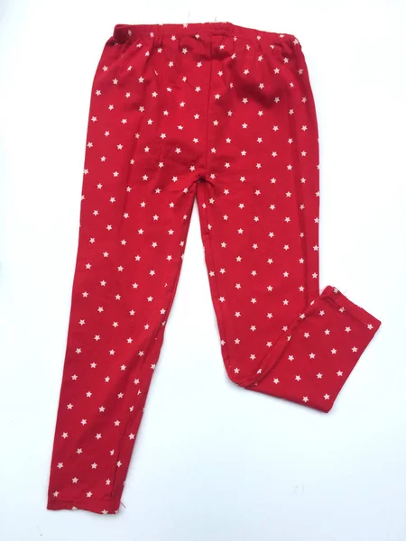 Legging Bébé Pantalon Sur Fond Blanc Vêtements Pour Enfants — Photo