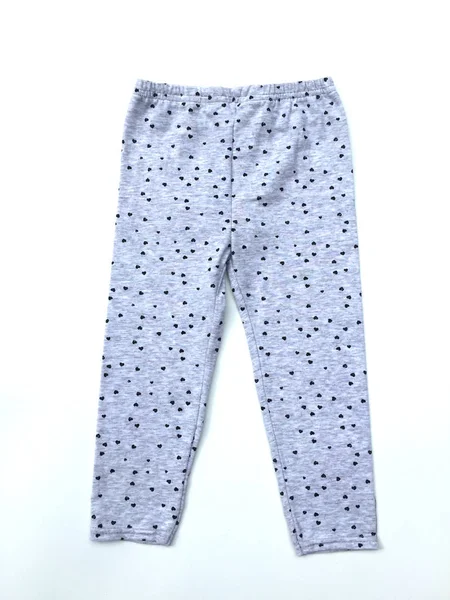 Baby Leggings Pantalones Sobre Fondo Blanco Ropa Para Niños —  Fotos de Stock