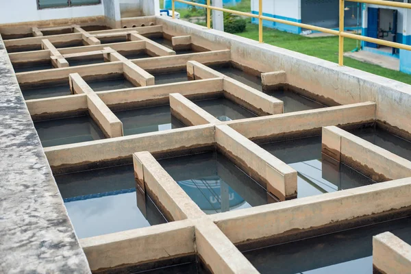 Water Treatment Process Water Treatment Plants Waterworks Thailand — Stock Photo, Image