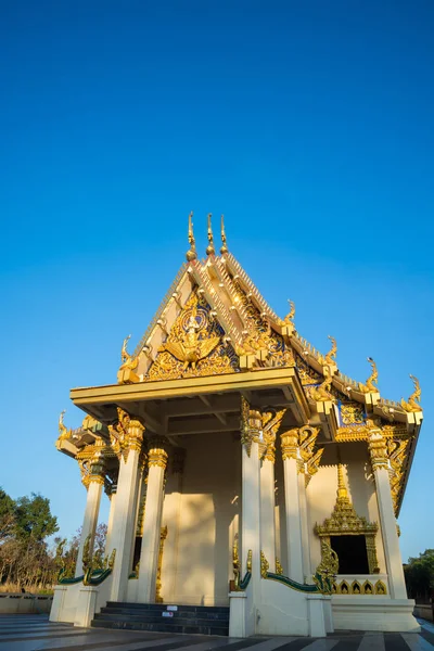Piękna Świątynia Północno Wschodniej Tajlandii Wat Prasan Suk Ubon Ratchathani — Zdjęcie stockowe