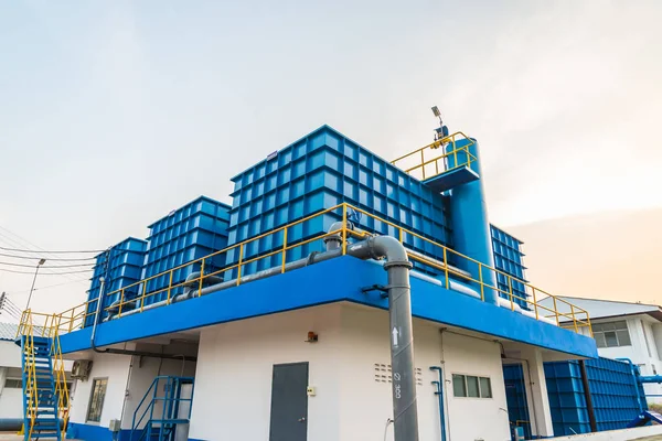 Water treatment process and Water treatment plants, Tank tower