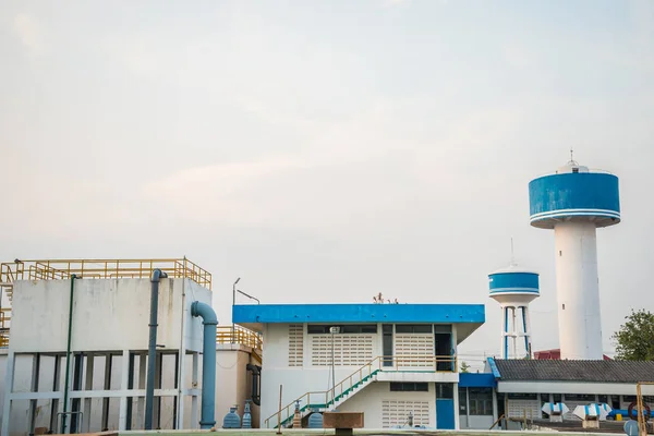 Water treatment process and Water treatment plants, Tank tower