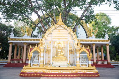 Buda heykeli Tayland tapınak. Wat Phra o Nong Bua,: Ubon Ratchathani, Thailand