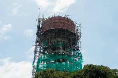 Tayland yüksek su kule inşa.