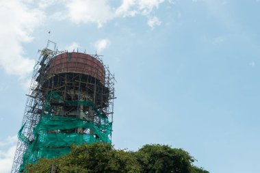 Tayland yüksek su kule inşa.